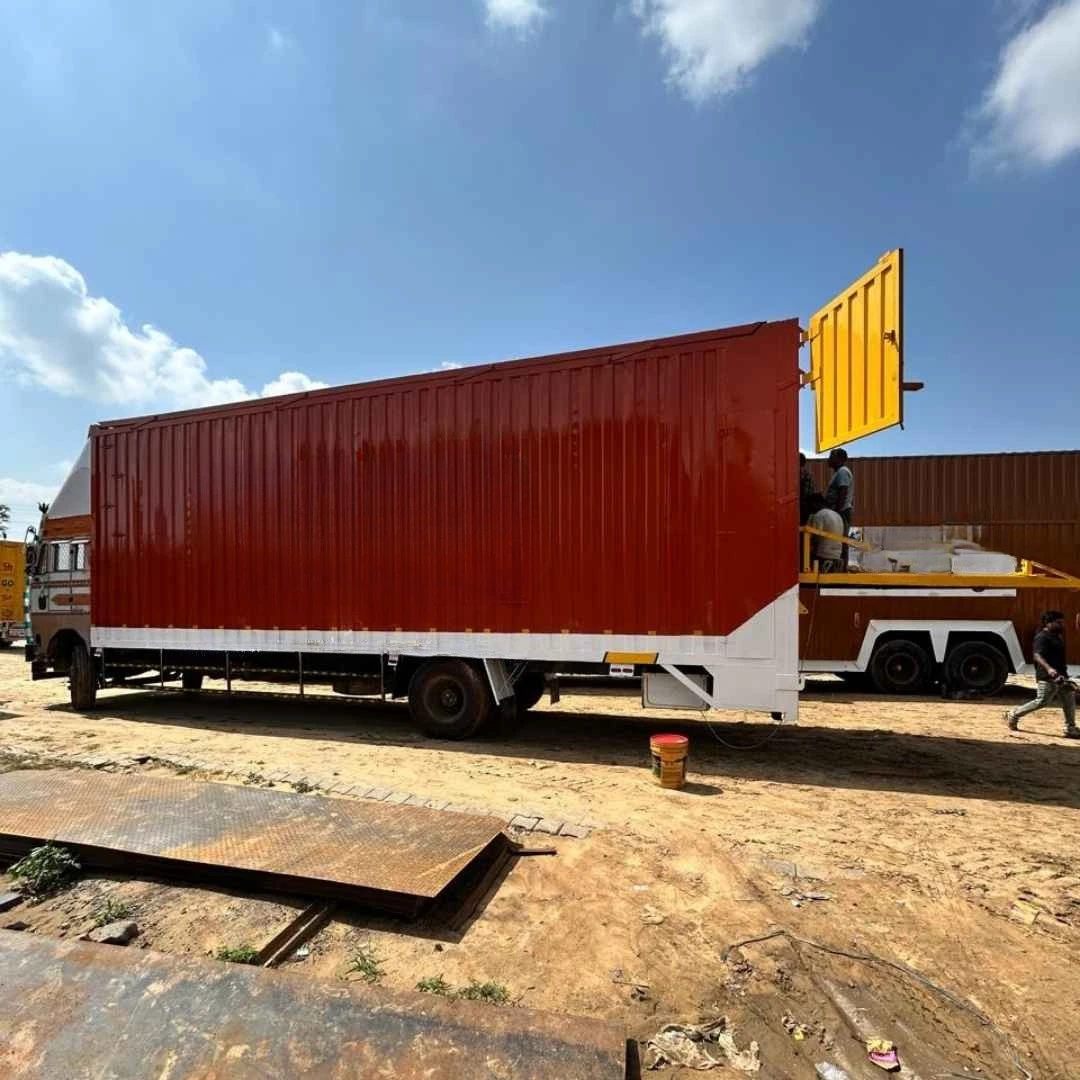 triple-deck-two-wheeler-containers In Bhimdatta